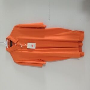 Polo Golf Ralph Lauren vintage Lisle Medium Long Men's orange T-shirt.
